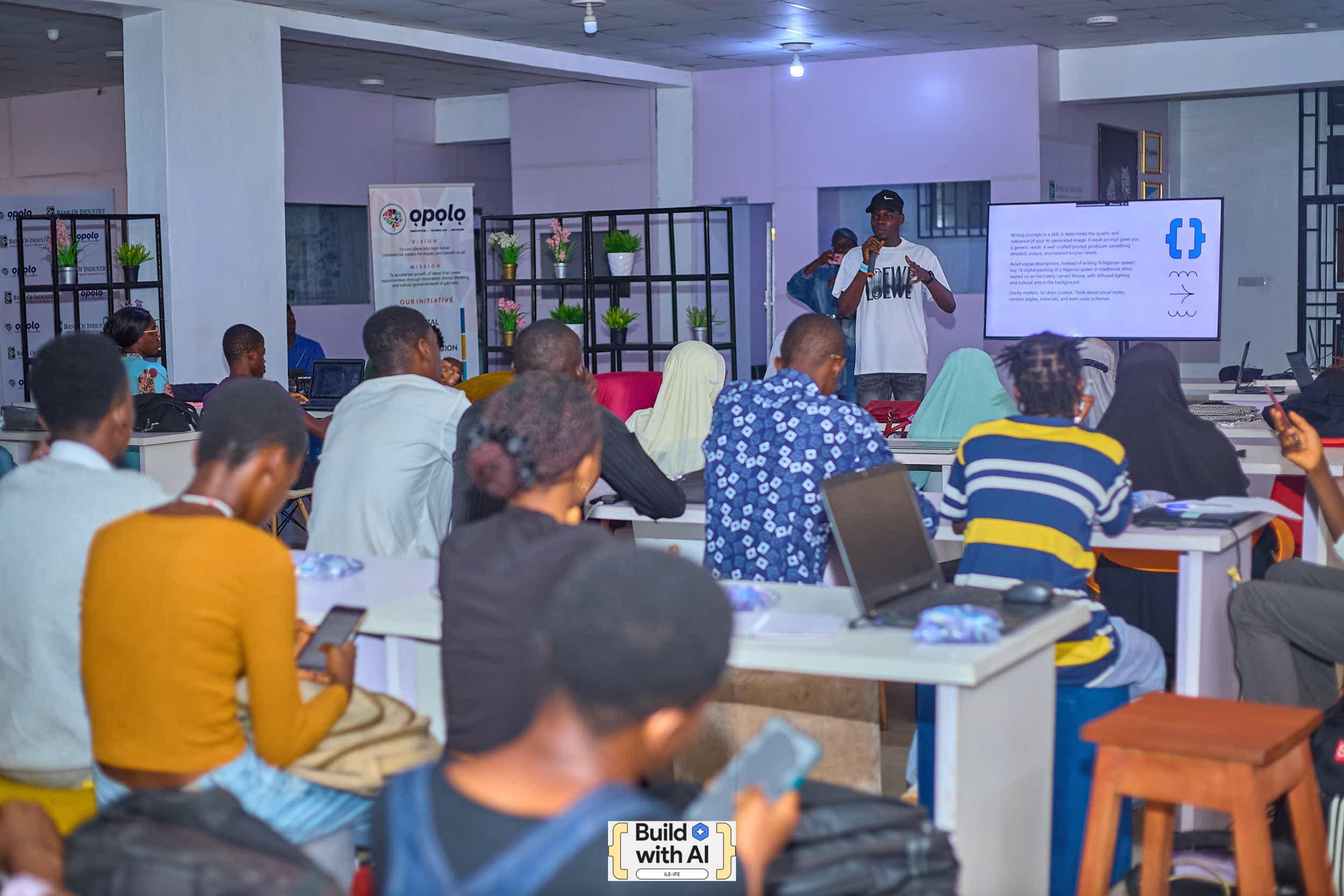 Conference scene placeholder